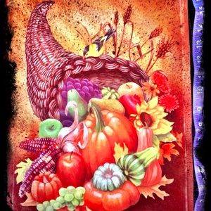 Fall Cornucopia Yard Flag